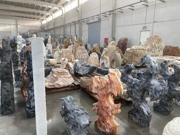 Bilder GFW - Garten - Findlinge - Wasserspiele