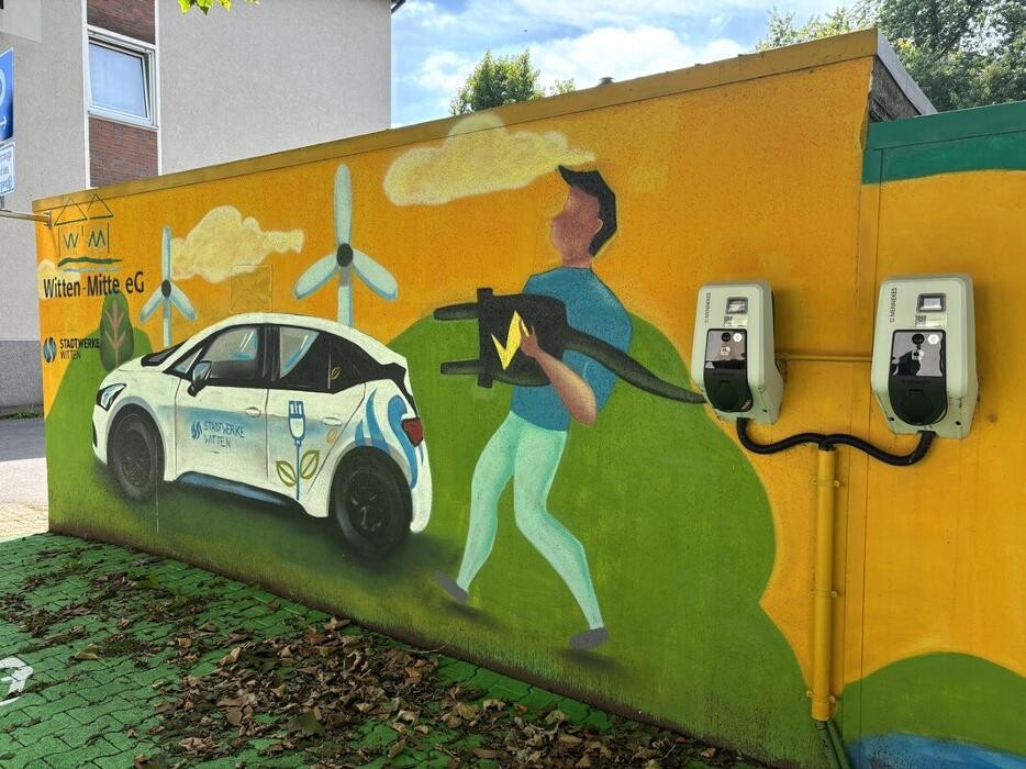 Bilder Stadtwerke Witten Ladestation