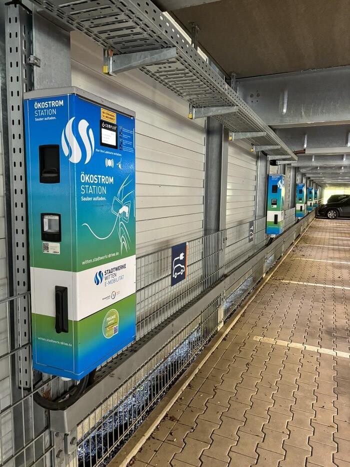 Bilder Stadtwerke Witten Ladestation