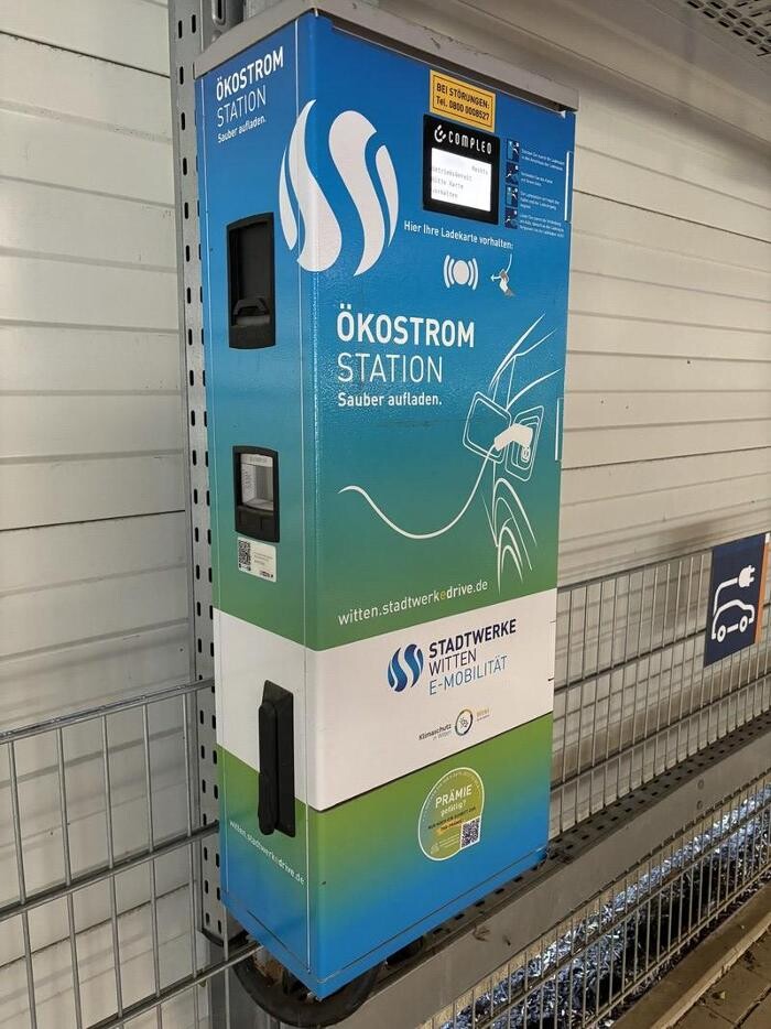 Bilder Stadtwerke Witten Ladestation