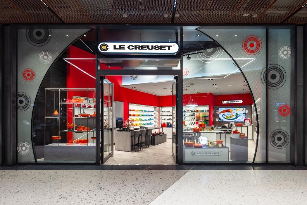 Bilder Le Creuset Hamburg Überseequartier