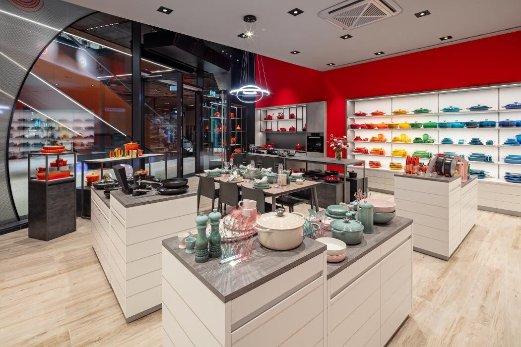 Bilder Le Creuset Hamburg Überseequartier