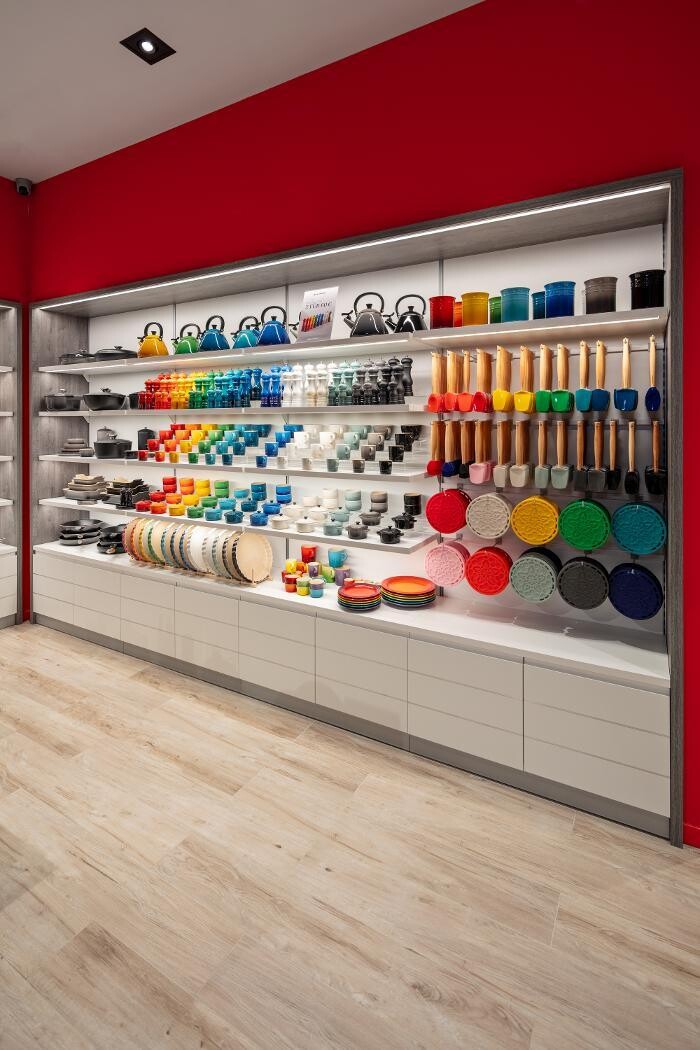 Bilder Le Creuset Hamburg Überseequartier