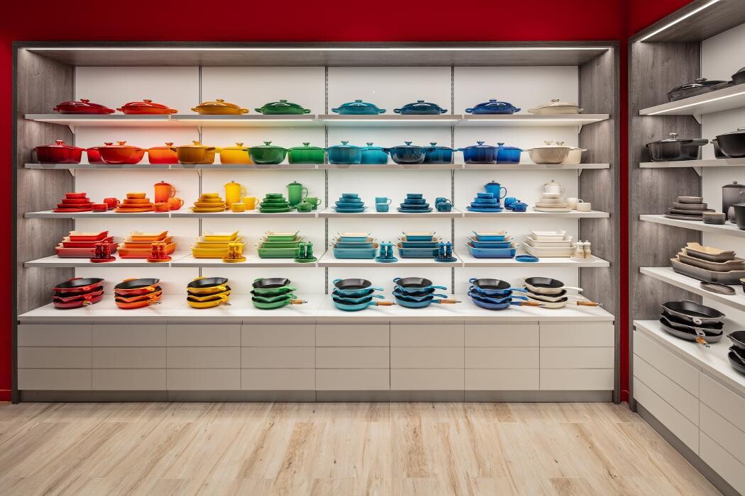 Bilder Le Creuset Hamburg Überseequartier