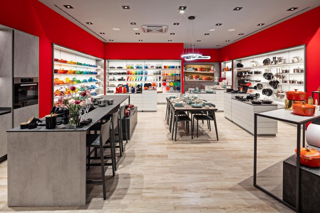 Bilder Le Creuset Hamburg Überseequartier