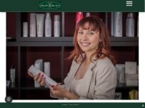 Website Screenshot Hannah`s Hairstyle