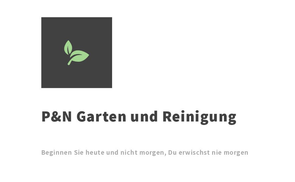 P&N Garten und Reinigung Logo