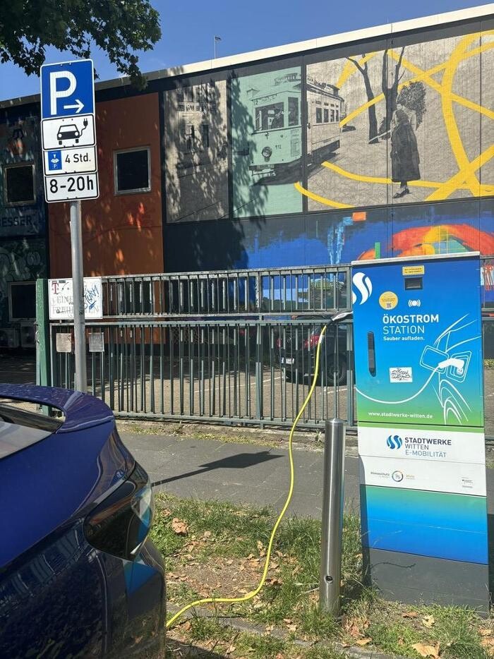 Bilder Stadtwerke Witten Ladestation