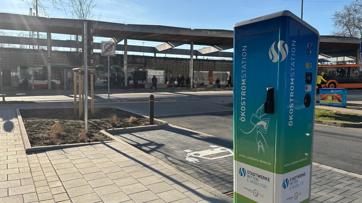 Bilder Stadtwerke Witten Ladestation
