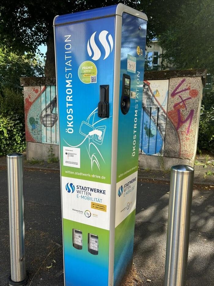 Bilder Stadtwerke Witten Ladestation