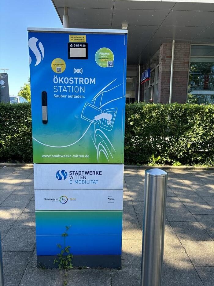 Bilder Stadtwerke Witten Ladestation