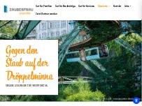 Website Screenshot Zauberfrau - Professionelle Haushaltshilfe in Wuppertal