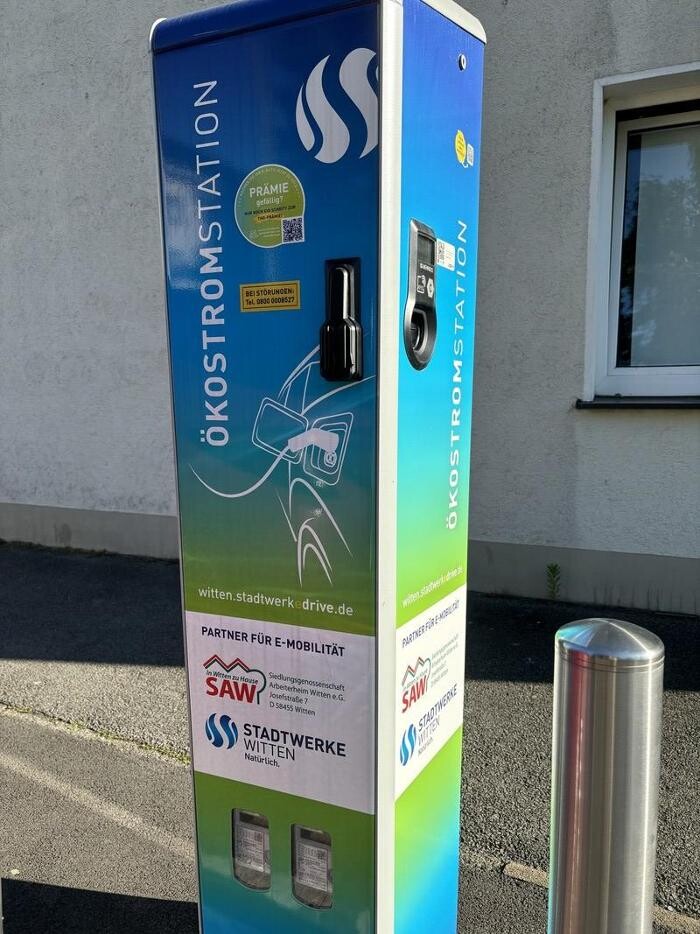 Bilder Stadtwerke Witten Ladestation
