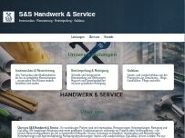 Website Screenshot S&S Handwerk & Service