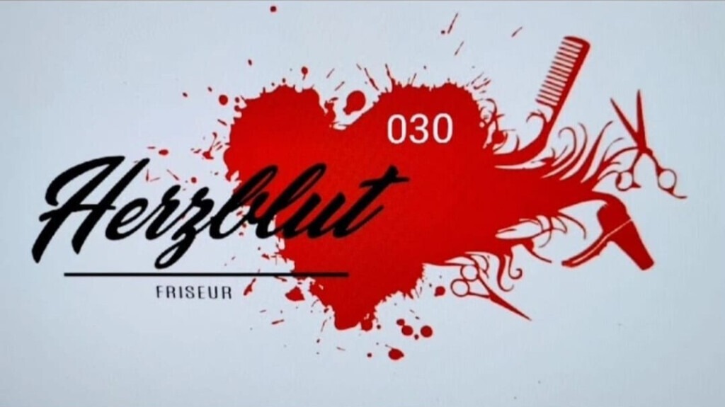 Herzblut030 Friseur Logo