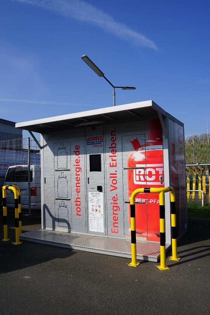 Bilder ROTH Energie Flaschengas-Tauschautomat