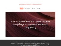 Website Screenshot Fahrzeugaufbereitung Matthias Stahmer