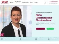 Website Screenshot ERGO Versicherung Christina Yasar