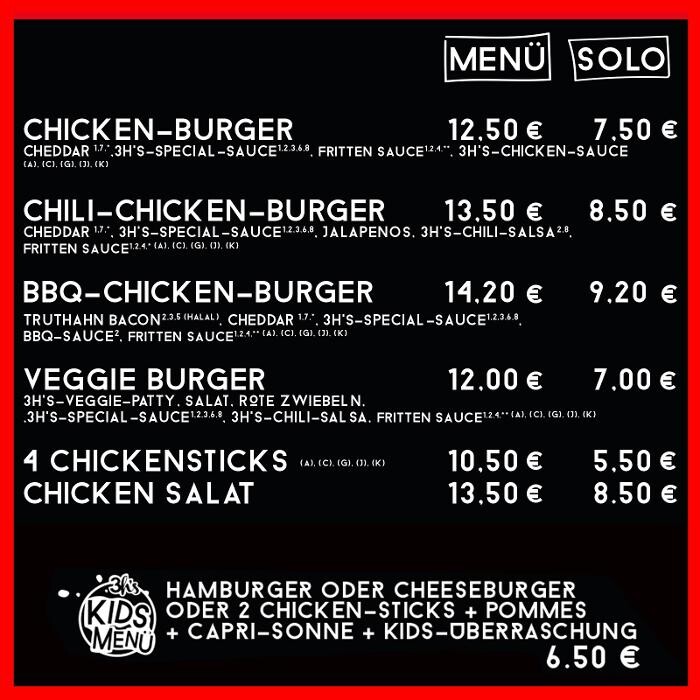 Bilder 3h's Burger & Chicken Rüsselsheim
