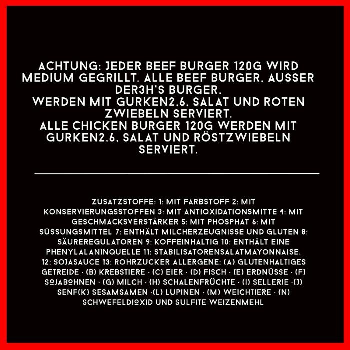 Bilder 3h's Burger & Chicken Rüsselsheim