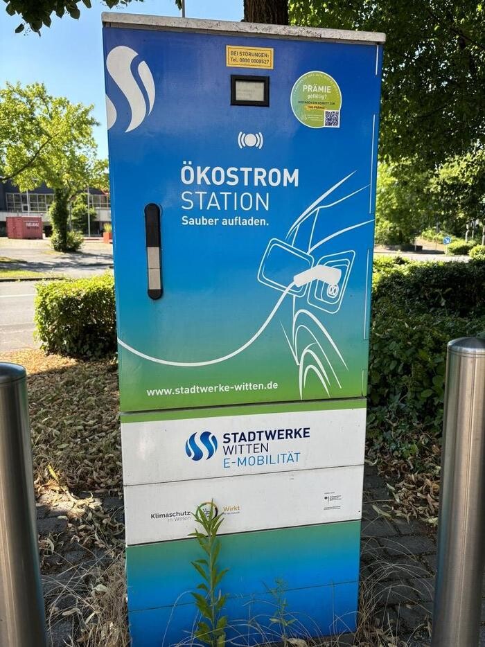 Bilder Stadtwerke Witten Ladestation