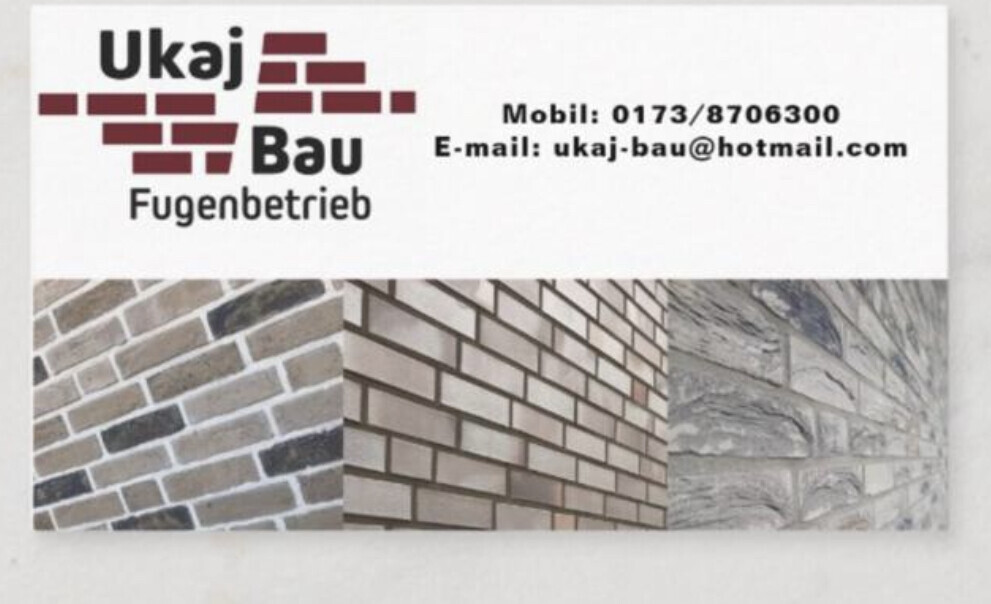 Bilder Ukaj Bau Fugenbetrieb