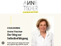 Website Screenshot Anne Tischer Coaching