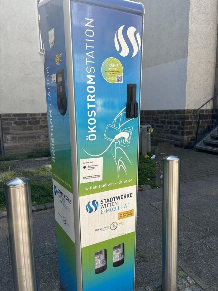 Bilder Stadtwerke Witten Ladestation
