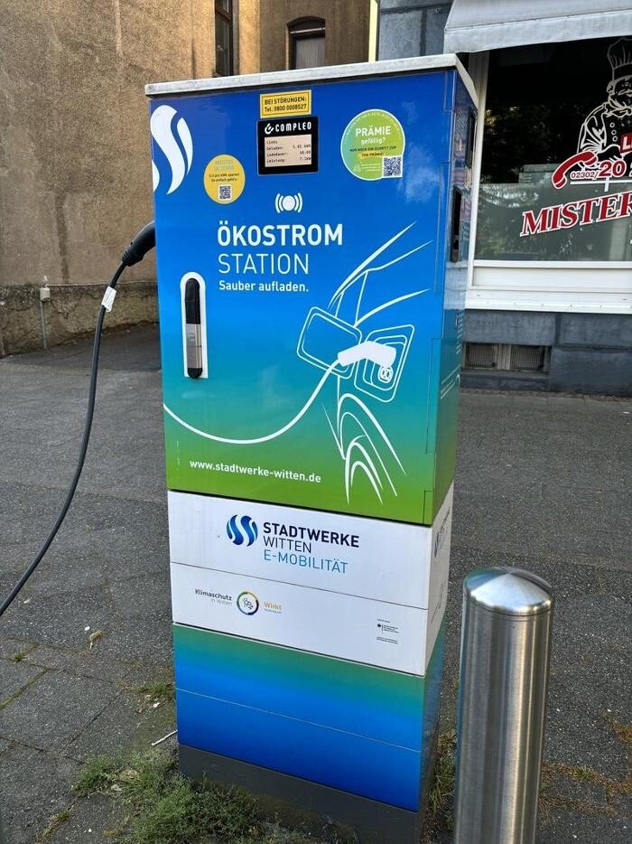 Bilder Stadtwerke Witten Ladestation