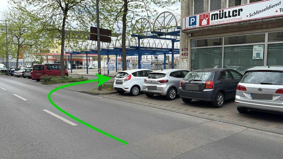 Bilder ampido Parkplatz