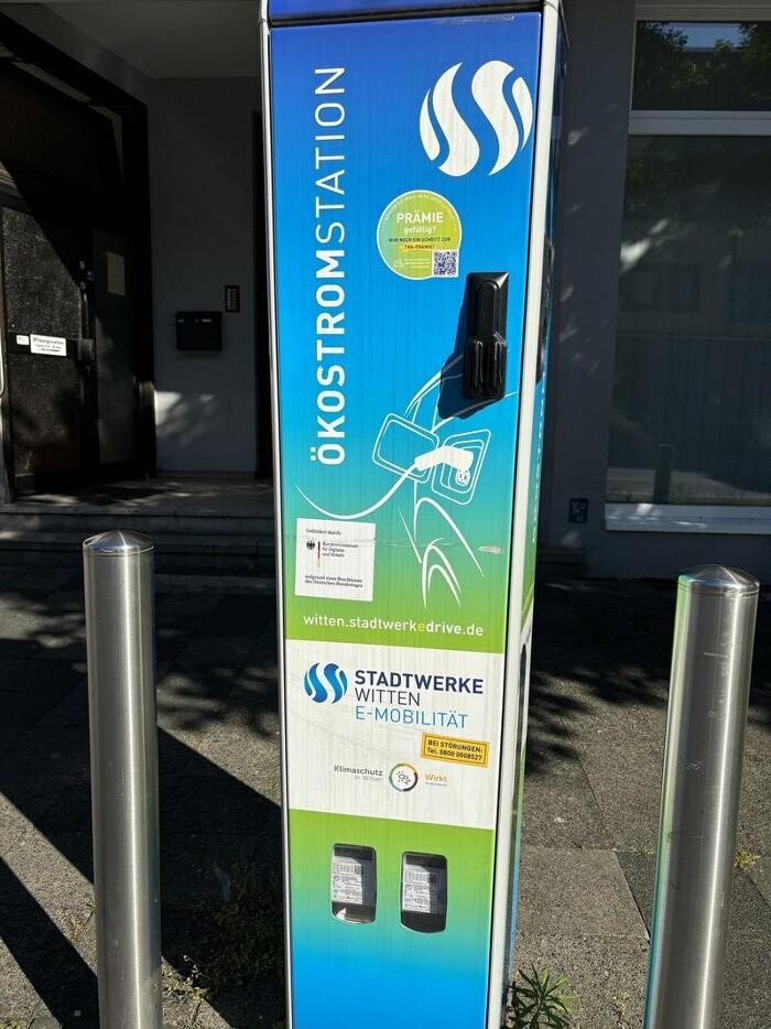 Bilder Stadtwerke Witten Ladestation