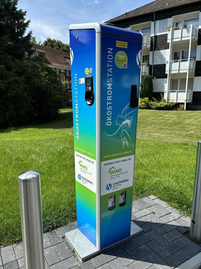 Bilder Stadtwerke Witten Ladestation