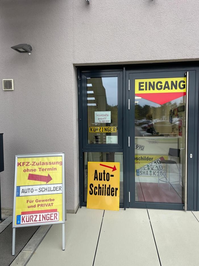 Bilder Autoschilder & Zulassungen Buffalo Schwäbisch Hall