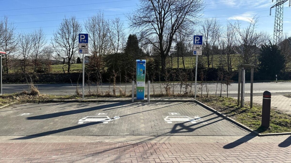 Bilder Stadtwerke Witten Ladestation