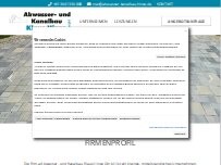 Website Screenshot Abwasser- u. Kanalbau Klaus Hinze GmbH