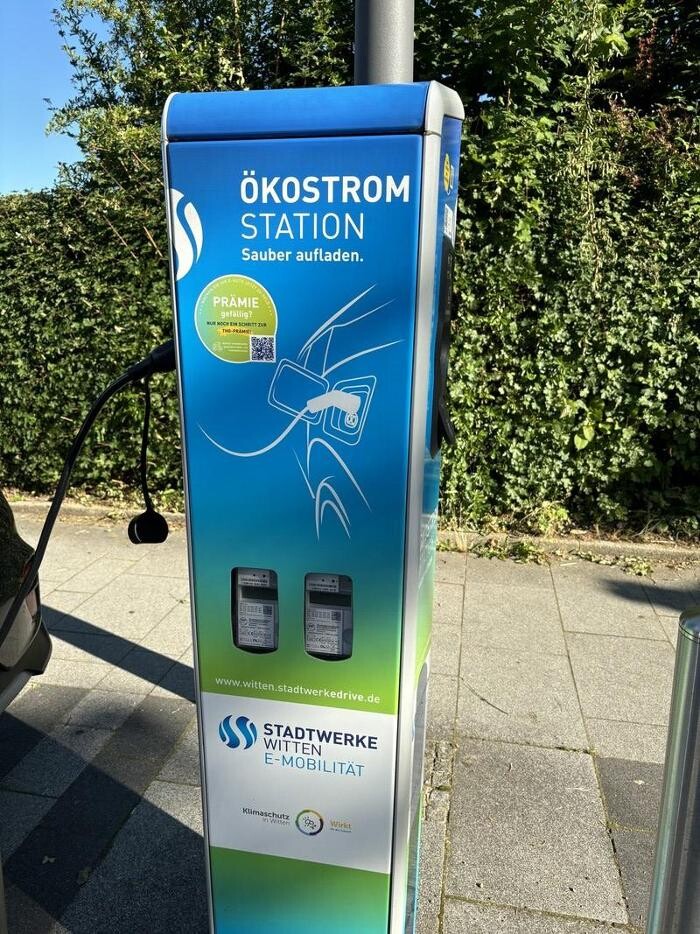 Bilder Stadtwerke Witten Ladestation