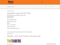 Website Screenshot Roth Gartentechnik UG & Co. KG
