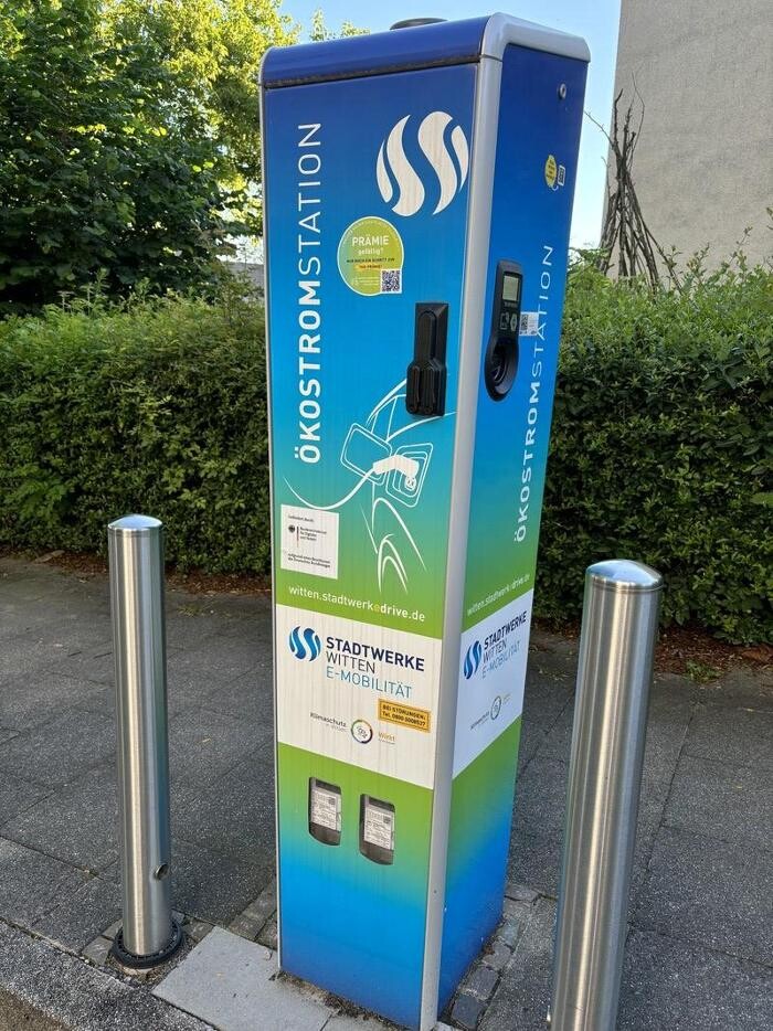 Bilder Stadtwerke Witten Ladestation