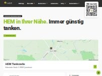 Website Screenshot HEM Tankstelle