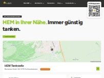 Website Screenshot HEM Tankstelle