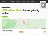 Website Screenshot HEM Tankstelle