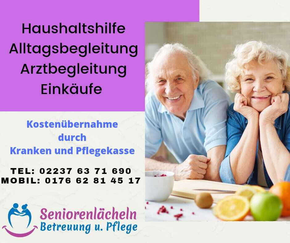 Bilder Seniorenlächeln Betreuung und Pflege