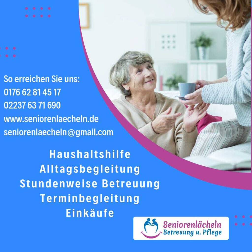 Bilder Seniorenlächeln Betreuung und Pflege