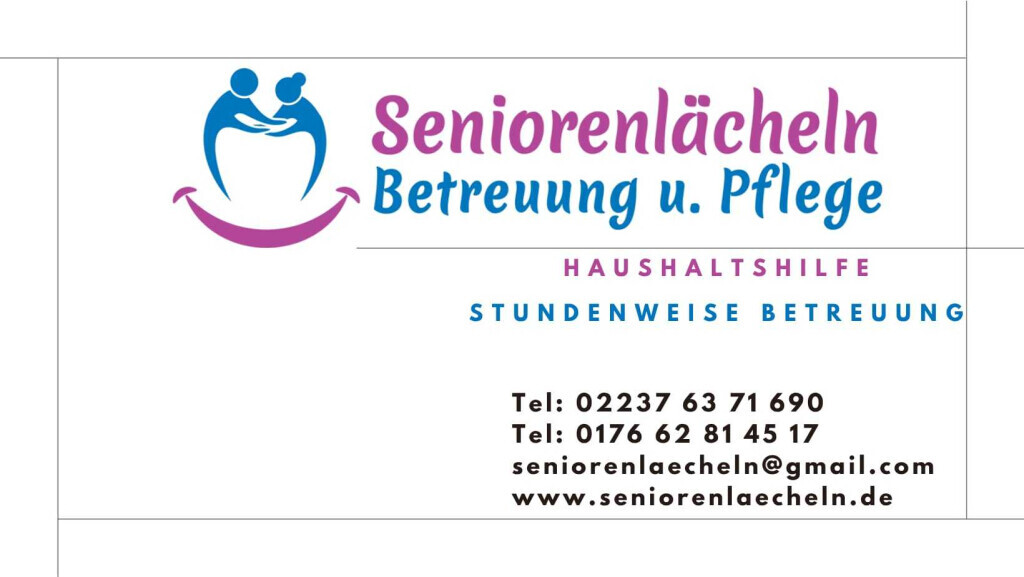 Bilder Seniorenlächeln Betreuung und Pflege