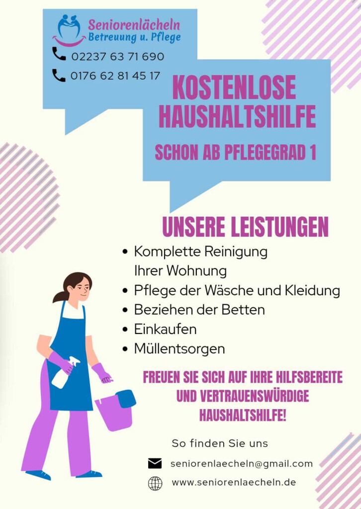 Bilder Seniorenlächeln Betreuung und Pflege