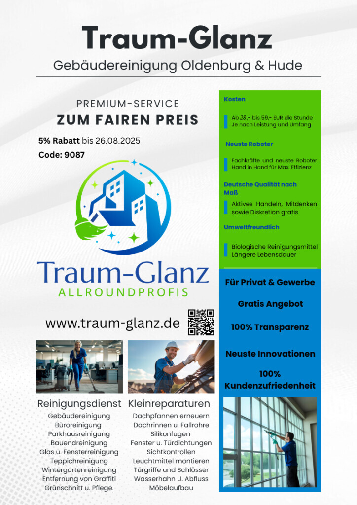 Bilder Traum-Glanz - Gebäudereinigung Oldenburg und Hude