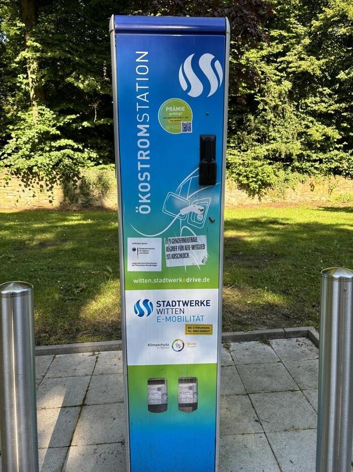 Bilder Stadtwerke Witten Ladestation