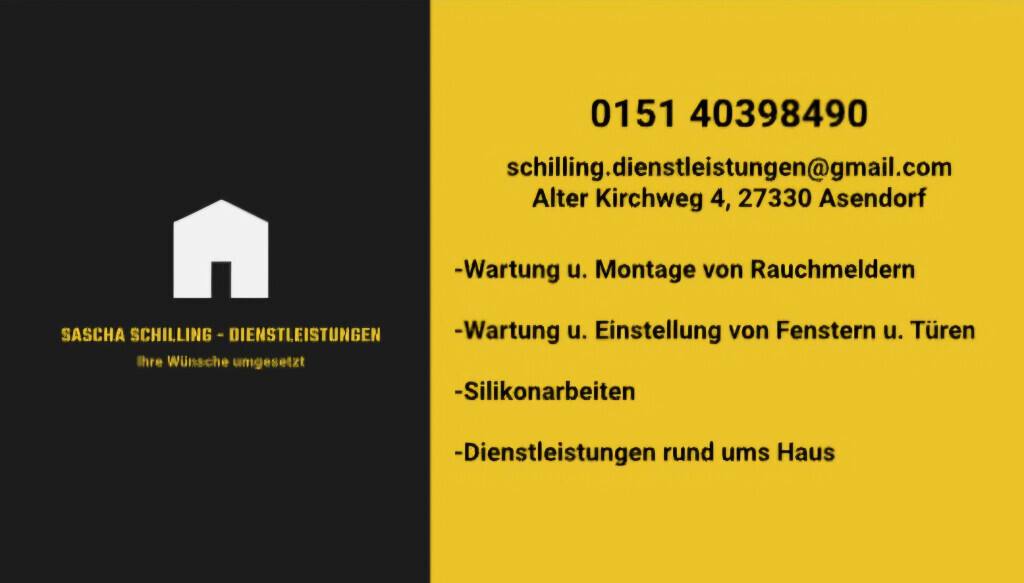 Bilder Sascha Schilling Dienstleistungen