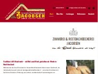 Website Zimmerei & Reetdachdeckerei Jacobsen GmbH & Co.KG