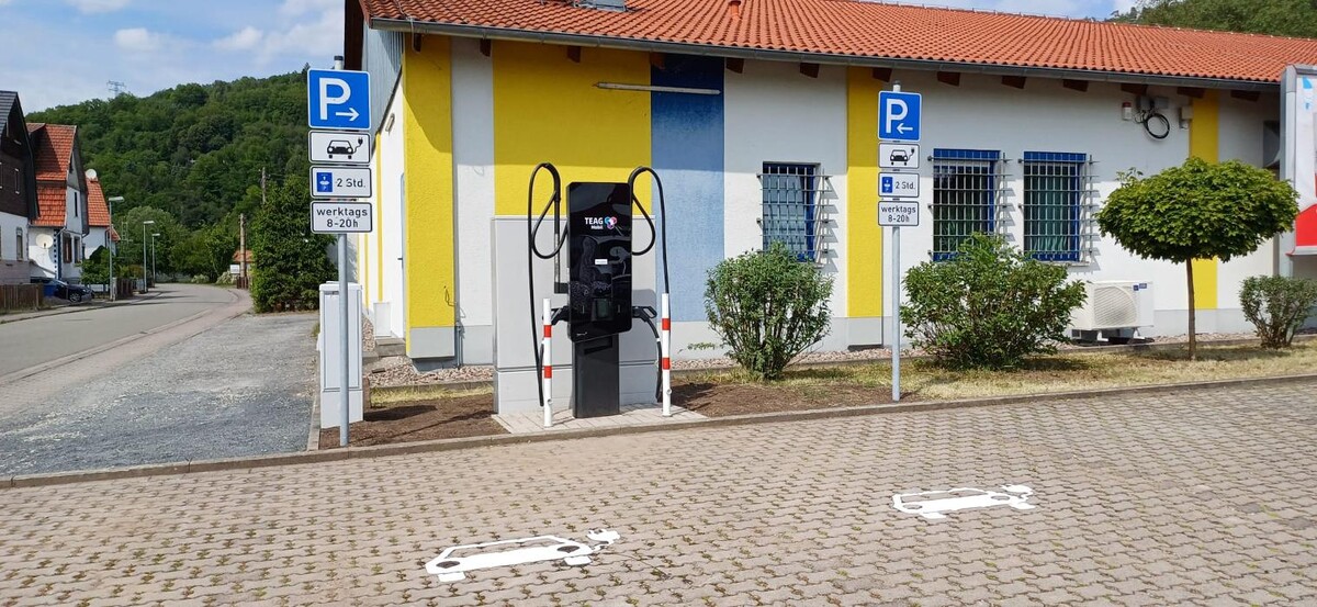 Bilder TEAG Mobil-Ladestation